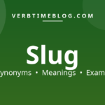 46 synonyms for synonyms for slug with meanings and examples - Verb Time Blog